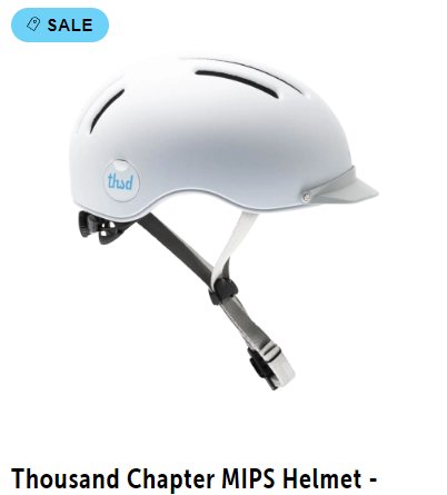 Thousand Chapter MIPS Helmet in White