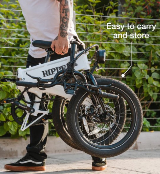 Street Ripper folded — easy to carry and store